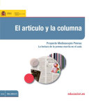 El artículo y la columna : proyecto Mediascopio Prensa. La lectura de la prensa escrita en el aula /