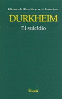 El suicidio estudio de sociología